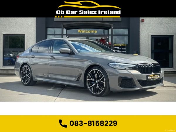 BMW 5-Series Saloon, Diesel Hybrid, 2021, Grey