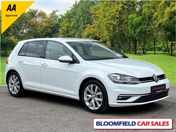 Volkswagen Golf Hatchback, Petrol, 2017, White
