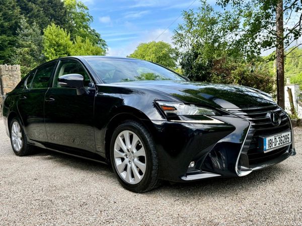 Lexus GS Saloon, Petrol Hybrid, 2018, Black