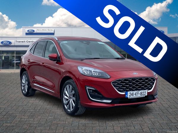 Ford Kuga SUV, Petrol Hybrid, 2024, Red
