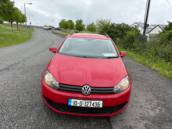 Volkswagen Golf Estate, Diesel, 2010, Red