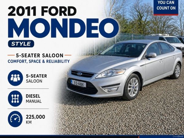 Ford Mondeo Saloon, Diesel, 2011, Silver