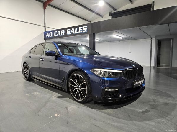 BMW 5-Series Saloon, Diesel, 2017, Blue