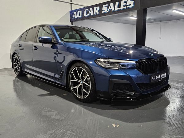 BMW 5-Series Saloon, Diesel Hybrid, 2023, Blue