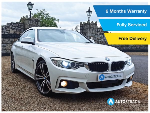 BMW 4-Series Hatchback, Petrol, 2015, White