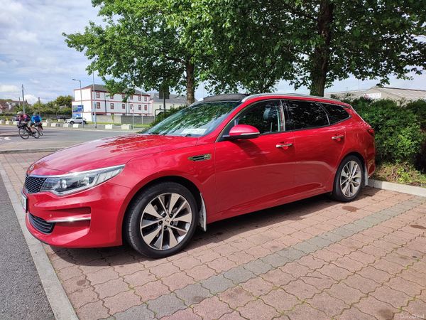 Kia Optima Estate, Diesel, 2017, Red