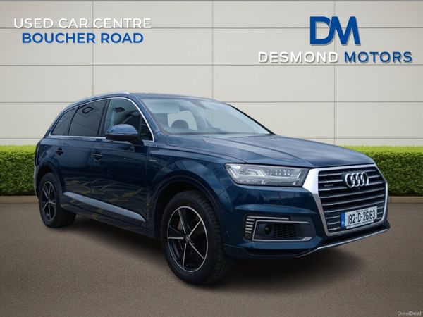 Audi Q7 SUV, Diesel Plug-in Hybrid, 2018, Blue