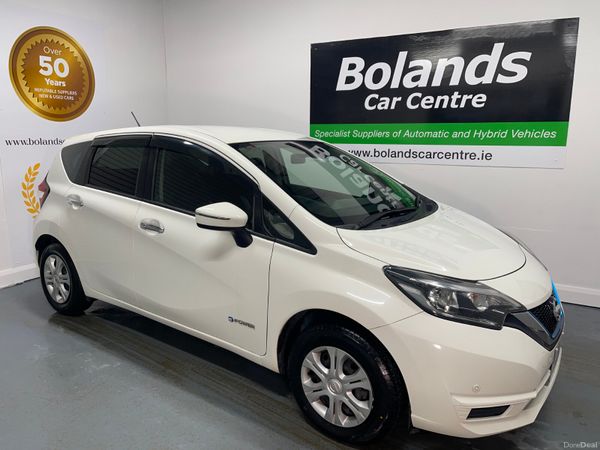 Nissan Note Hatchback, Petrol Hybrid, 2020, White
