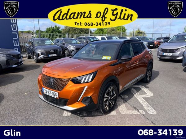 Peugeot 2008 SUV, Electric, 2023, Orange