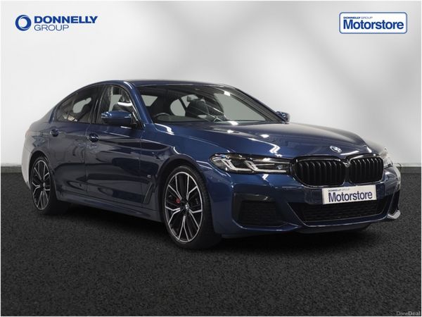 BMW 5-Series Saloon, Diesel, 2023, Blue