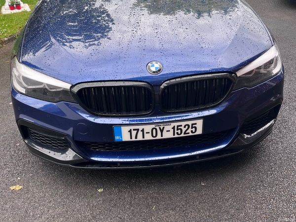 BMW 5-Series Saloon, Diesel, 2017, Blue