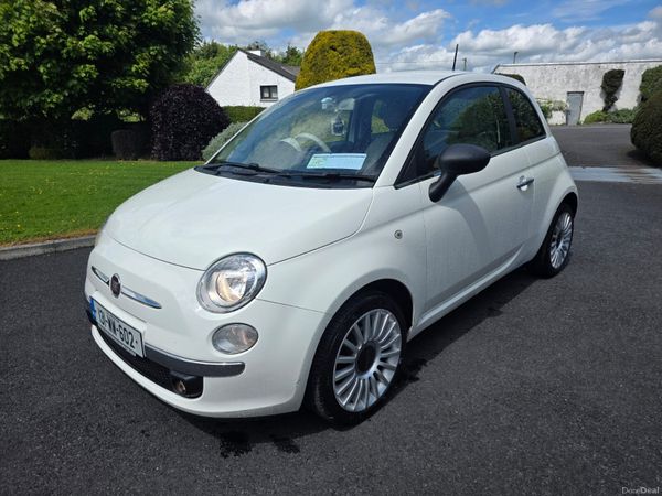 Fiat 500 Hatchback, Petrol, 2013, White