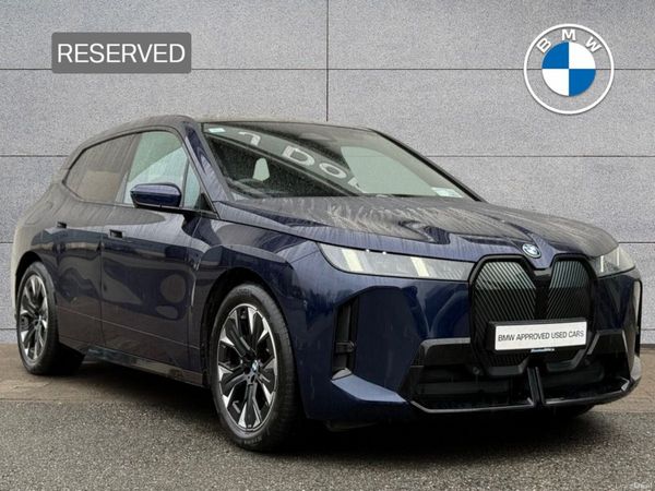 BMW iX SUV, Electric, 2025, Blue