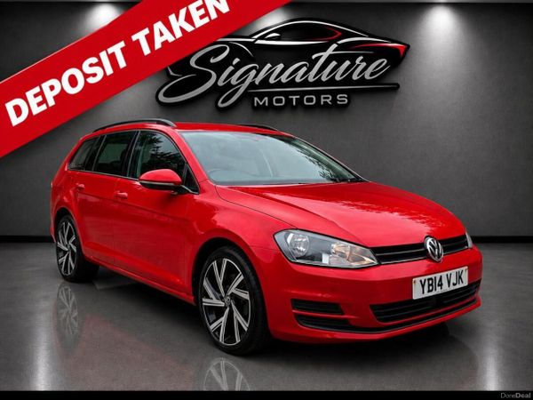Volkswagen Golf Estate, Diesel, 2014, Red