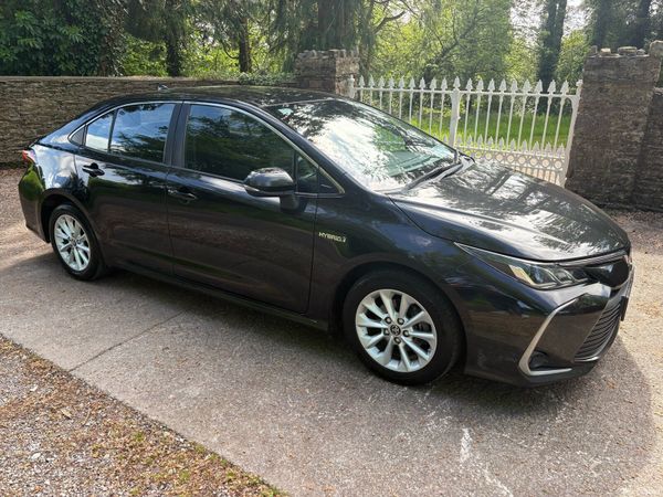Toyota Corolla Saloon, Petrol Hybrid, 2019, Black