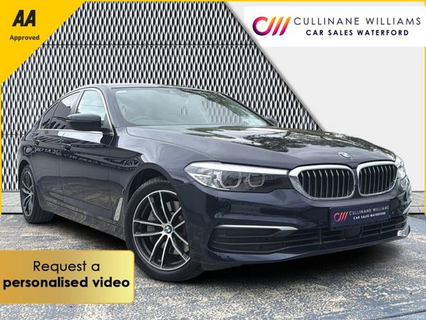 BMW 5-Series Saloon, Petrol Plug-in Hybrid, 2018, Blue