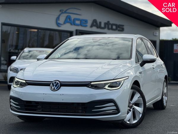 Volkswagen Golf Hatchback, Petrol Hybrid, 2021, White