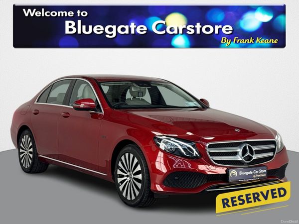 Mercedes-Benz E-Class Saloon, Petrol Hybrid, 2018, Red