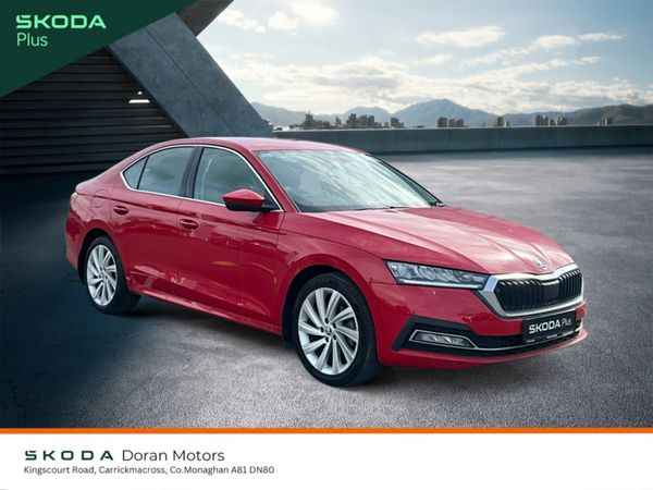 Skoda Octavia Saloon, Petrol, 2024, Red
