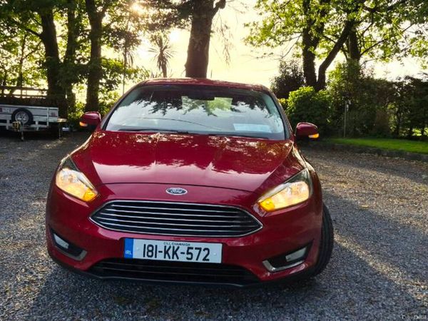 Ford Focus Hatchback, Diesel, 2018, Red