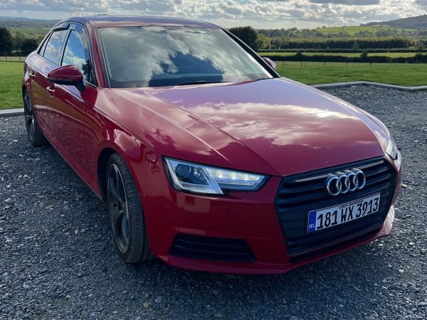 Audi A4 Saloon, Diesel, 2018, Red