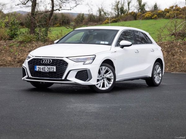 Audi A3 Hatchback, Petrol Plug-in Hybrid, 2021, White