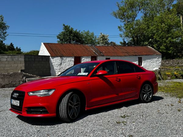 Audi A6 Saloon, Diesel, 2015, Red