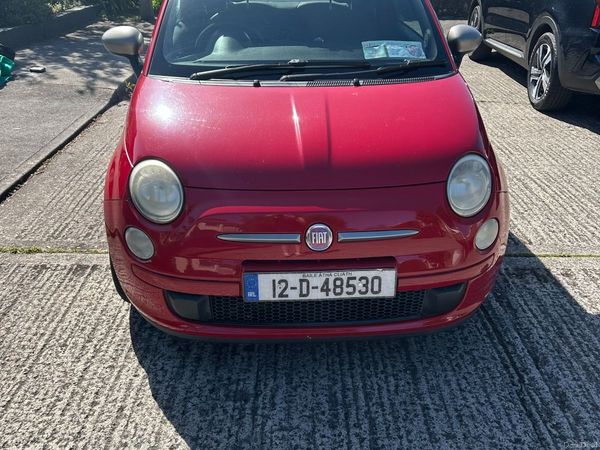 Fiat 500 Hatchback, Petrol, 2012, Red