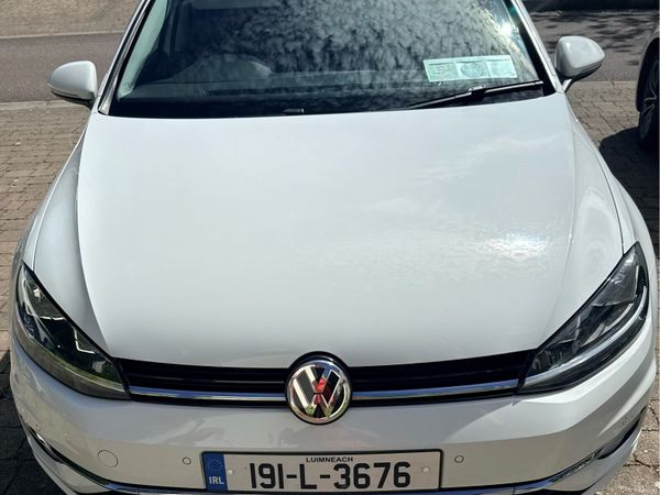 Volkswagen Golf Hatchback, Diesel, 2019, White