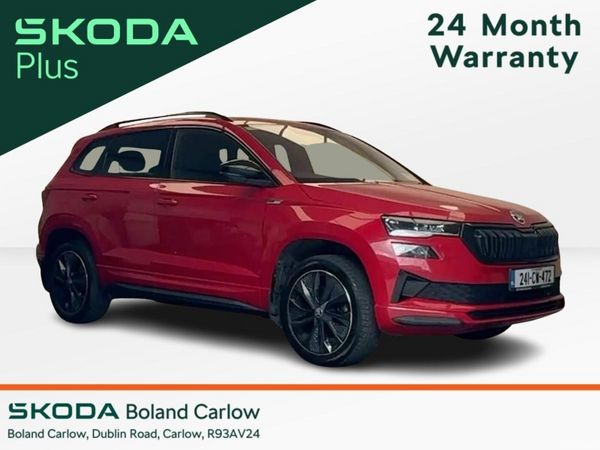 Skoda Karoq Estate, Diesel, 2024, Red