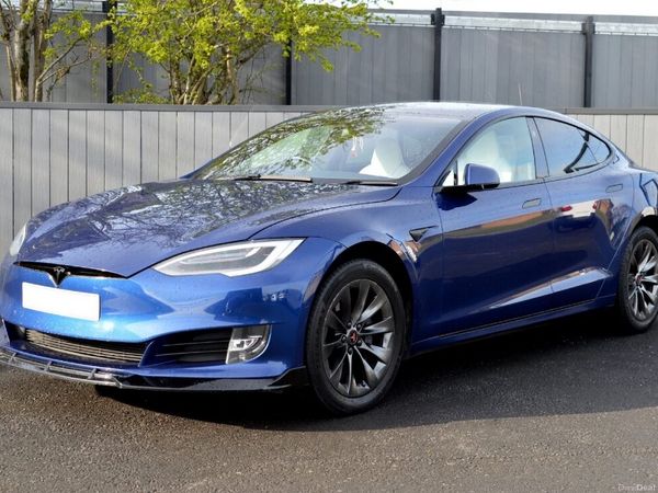 Tesla Model S Hatchback, Electric, 2019, Blue
