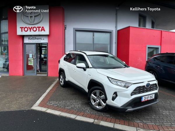 Toyota RAV4 SUV, Petrol Hybrid, 2021, White