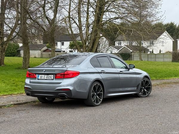 BMW 5-Series Saloon, Diesel, 2018, Blue