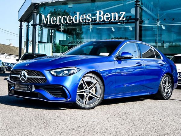 Mercedes-Benz C-Class Saloon, Diesel Hybrid, 2024, Blue