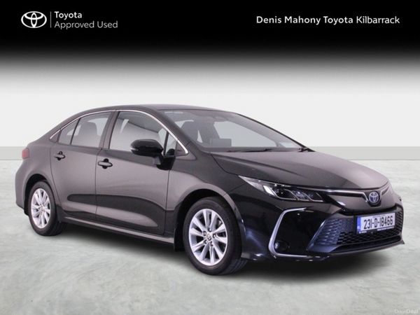 Toyota Corolla Saloon, Petrol Hybrid, 2023, Black