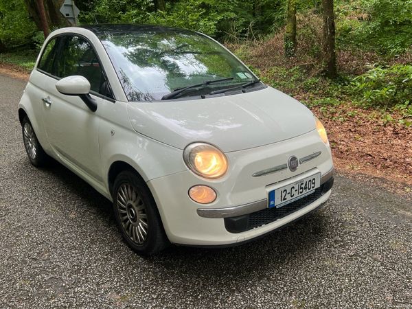Fiat 500 Hatchback, Petrol, 2012, White