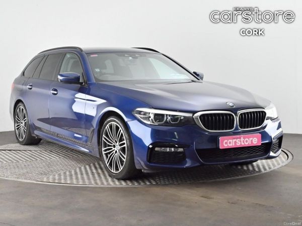 BMW 5-Series Estate, Diesel, 2018, Blue
