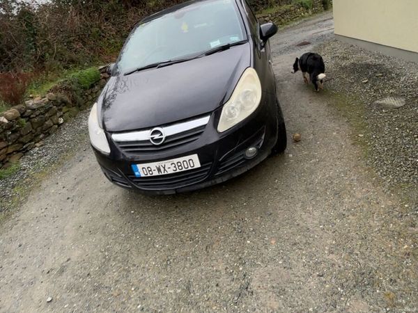 Opel Corsa Hatchback, Petrol, 2008, Black