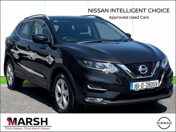 Nissan Qashqai SUV, Petrol, 2018, Black