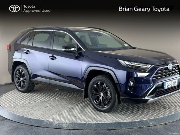 Toyota RAV4 SUV, Petrol Hybrid, 2024, Blue