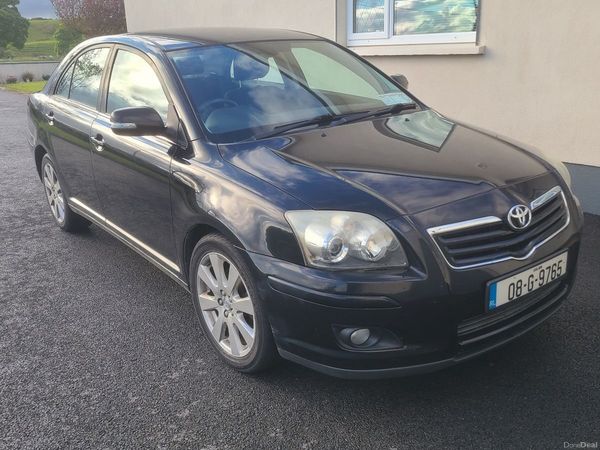 Toyota Avensis Hatchback, Diesel, 2008, Black