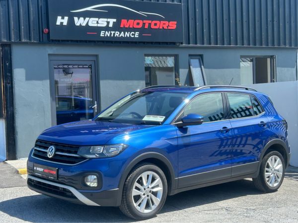 Volkswagen T-Cross Hatchback, Petrol, 2020, Blue