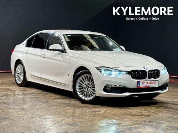 BMW 3-Series Saloon, Petrol Hybrid, 2017, White