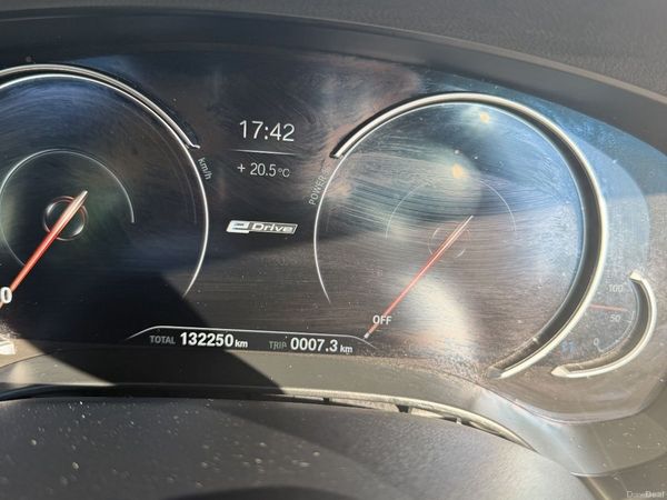 BMW 5-Series Saloon, Petrol Plug-in Hybrid, 2017, Blue