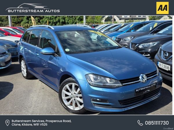 Volkswagen Golf Estate, Petrol, 2014, Blue