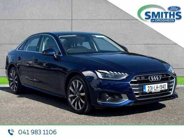 Audi A4 Saloon, Petrol, 2023, Blue