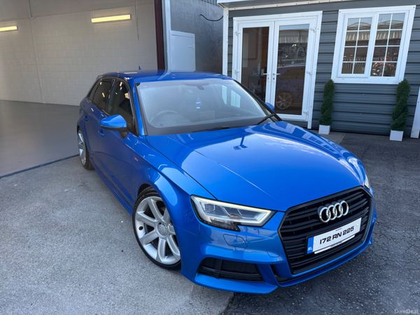 Audi A3 Hatchback, Diesel, 2017, Blue