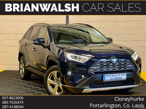 Toyota RAV4 SUV, Petrol Hybrid, 2021, Blue