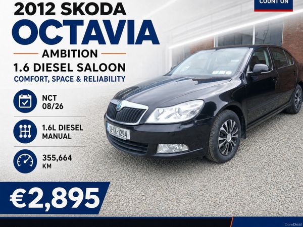 Skoda Octavia Saloon, Diesel, 2012, Black