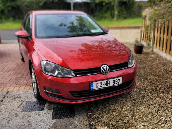 Volkswagen Golf Hatchback, Diesel, 2013, Red